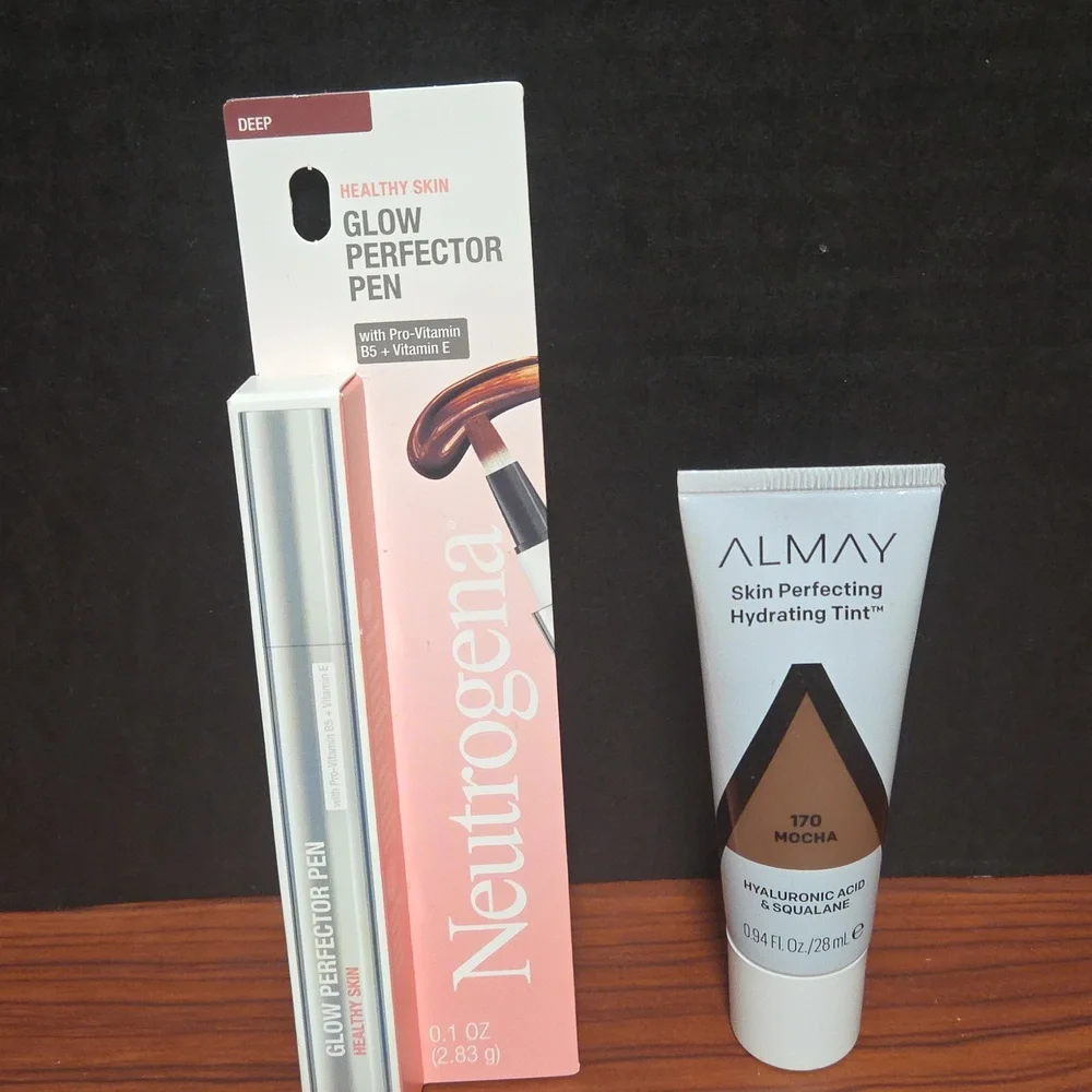 Almay Skin Perfecting Hydrating Tint - 170 Mocha- Glow Perfector Pen Deep